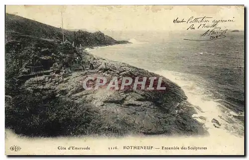 Cartes postales Rotheneuf Ensemble Des Sculptures