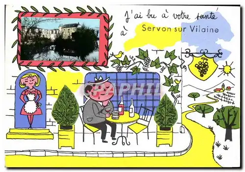 Cartes postales moderne Servon Sur Vilaine