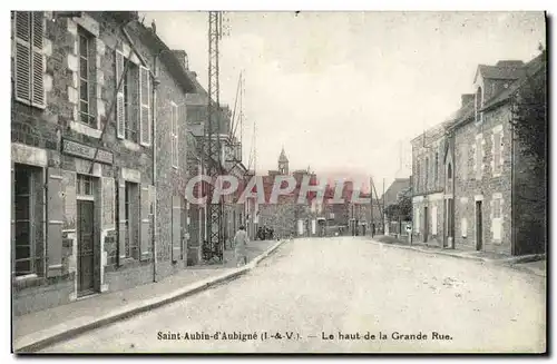 Cartes postales Saint Aubin D Aubigne Le Haut de la Grande Rue