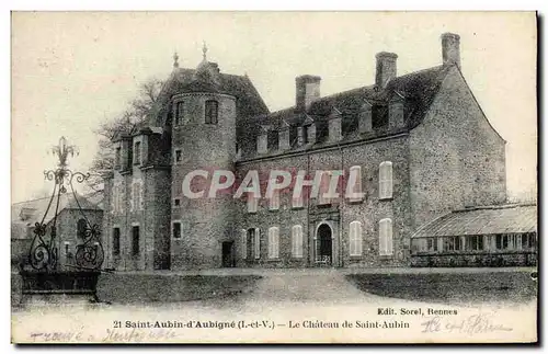 Cartes postales Saint Aubin D Aubigne Le Chateau de Saint Aubin