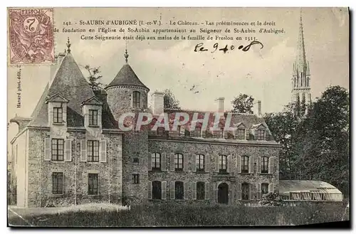 Cartes postales Saint Aubin D Aubigne Le Chateau de Saint Aubin