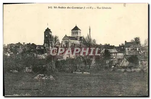 Cartes postales St Aubin Du Cormier Vue Generale