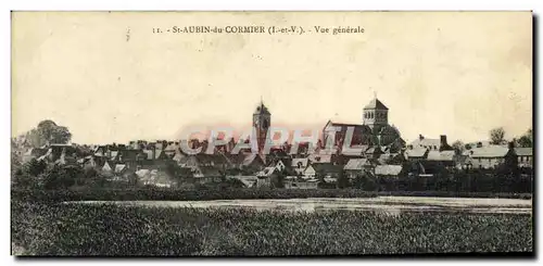 Cartes postales St Aubin Du Cormier Vue Generale