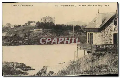 Cartes postales Saint Briac Le petit chalet et le Necey