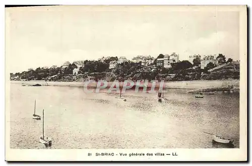 Cartes postales Saint Briac Vue generale des Villas