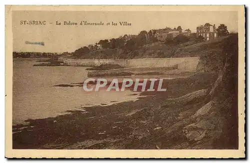 Cartes postales Saint Briac Le Balcon d Emeraude et les Villas