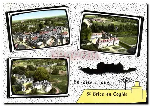 Moderne Karte Saint Brice En Cogles