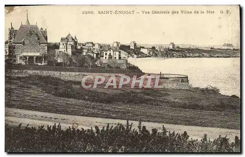 Cartes postales Saint Enogat Grand Vue Generale des Villas de la Mer