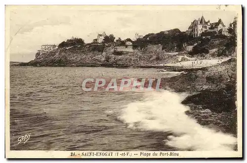 Ansichtskarte AK Saint Enogat Plage du Port Riou