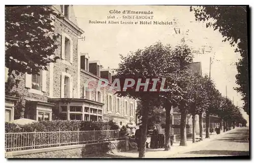 Cartes postales Saint Enogat Boulevard Albert Lacroix et Hotel Michelet