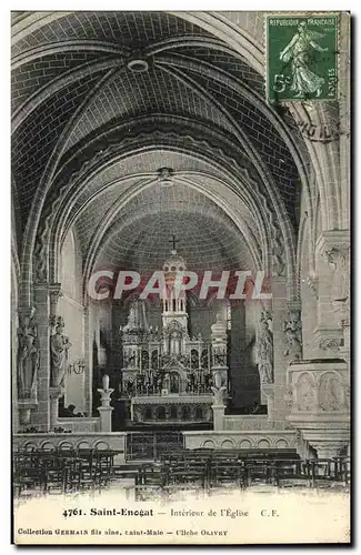 Cartes postales Saint Enogat Interieur de l Eglise