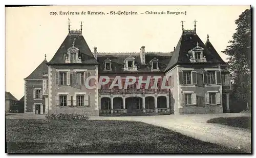 Ansichtskarte AK Environs de Rennes St Gregoire Chateau du Bourgneuf