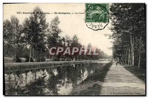 Ansichtskarte AK Environs de Rennes St Gregoire Le Canal