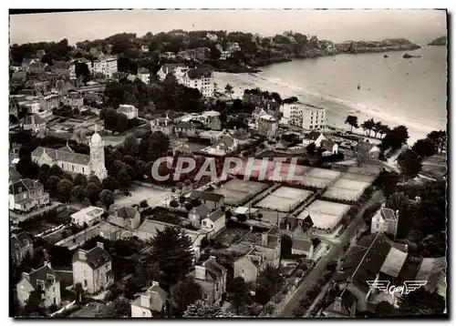 Cartes postales moderne Saint Lunaire Vue aerienne vers la Pointe du Decolle Tennis