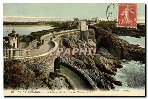 Cartes postales Saint Lunaire Le Chemin de la Croix du Decolle