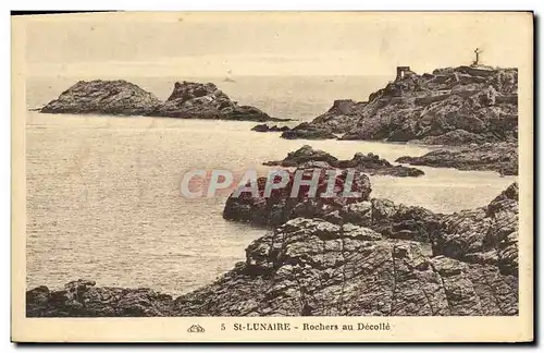 Cartes postales St Lunaire Rochers au Decolle