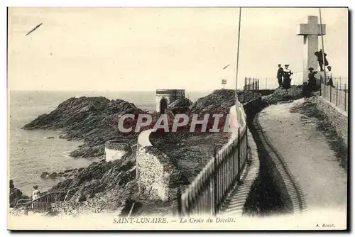 Cartes postales Saint Lunaire La Croix du Decolle