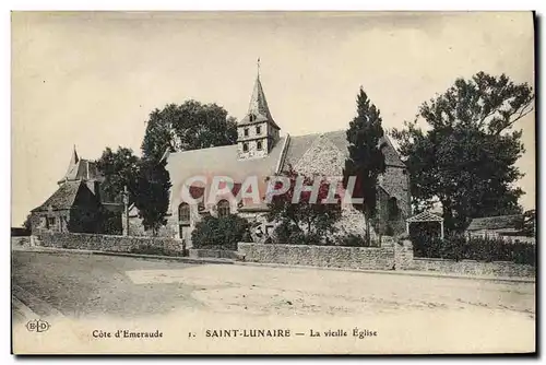 Cartes postales Saint Lunaire La Vieille Eglise