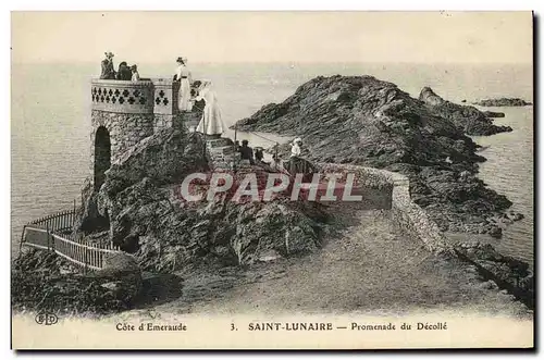 Cartes postales Saint Lunaire Promeande du Decolle