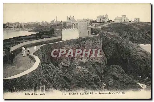 Cartes postales Saint Lunaire Promeande du Decolle