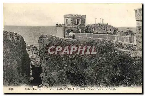 Cartes postales Saint Lunaire La Grande Coupe du Decolle