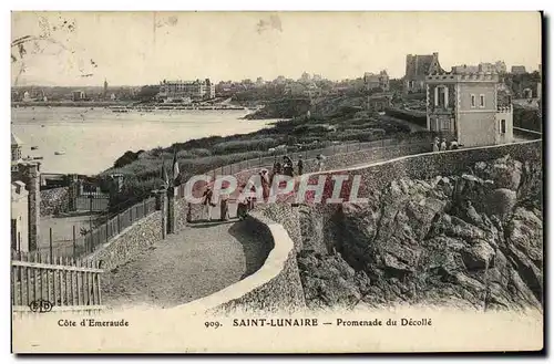 Cartes postales Saint Lunaire Promenade du Decolle