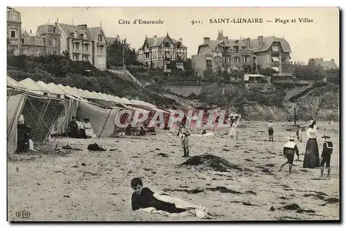 Cartes postales Saint Lunaire Plage et Villas