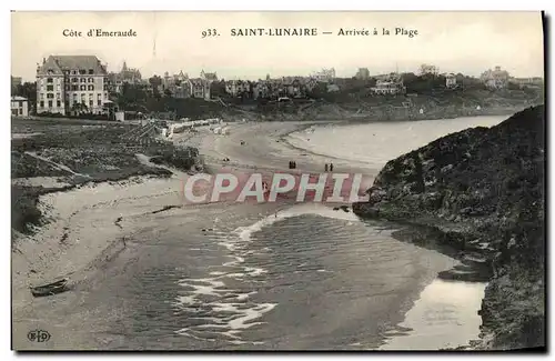 Cartes postales Saint Lunaire Arrivee a la Plage