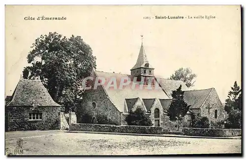 Cartes postales Saint Lunaire La vieille Eglise