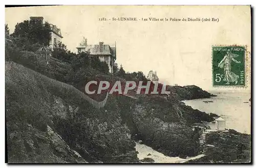 Cartes postales St Lunaire Les Villas et la Pointe du Decolle