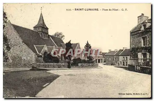 Cartes postales Saint Lunaire Place du Pilori