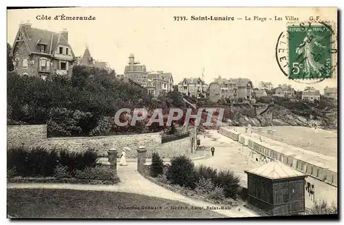 Cartes postales Saint Lunaire La Plage Les Villas