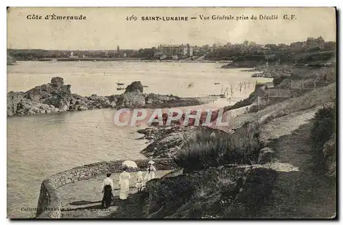 Cartes postales Saint Lunaire Vue Generale prise du Decolle