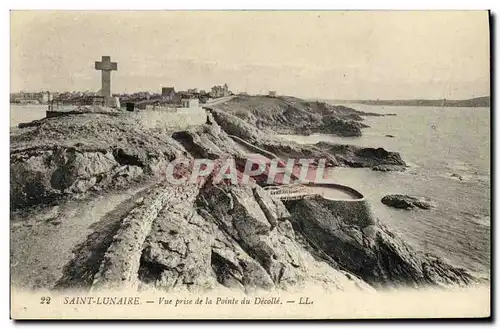 Ansichtskarte AK Saint Lunaire Vue prise de la Pointe du Decolle