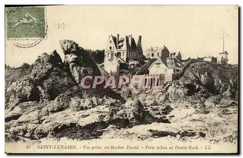 Cartes postales Saint Lunaire Vue prise au Rocher David