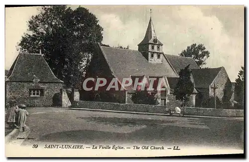 Ansichtskarte AK Saint Lunaire La Vieille Eglise