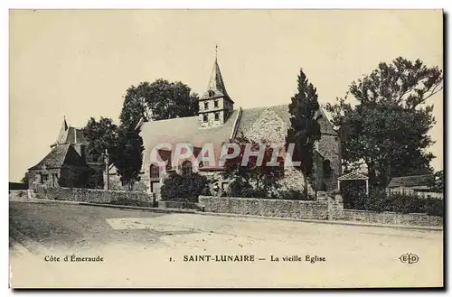 Cartes postales Saint Lunaire La Vieille Eglise