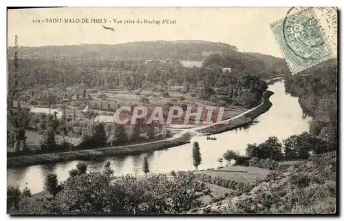 Cartes postales Saint Malo de Phily Vue prise du Rocher