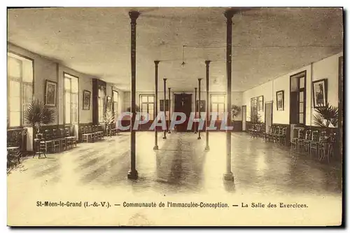 Cartes postales St Meen le Grand Communaute de l lmmaculee Conception La Salle des Exercices