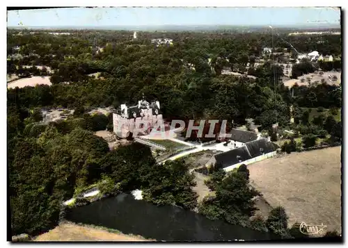 Cartes postales moderne St Ouen des Alleux Le chateau de la Bellinaye Vue aerienne