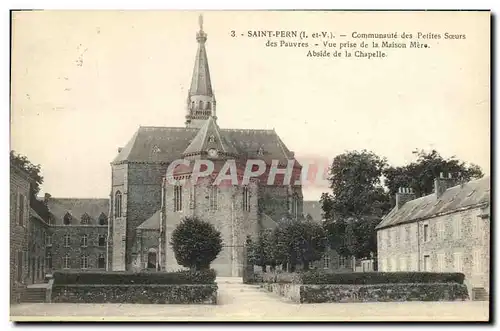 Ansichtskarte AK Saint Pern Communaute des Petites Soeurs des Pauvres Vue prise de la maison mere Abside de la ch