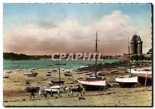 Cartes postales moderne Saint Servan Tour Solidor Port St pierre