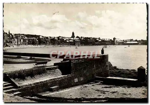 Cartes postales moderne Saint Servan Plage des Bas Sablons a Maree haute