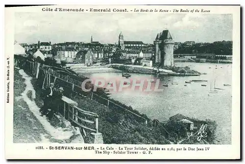 Cartes postales St Servan sur Mer La Cale La Tour Solidor