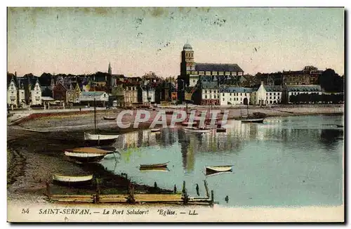 Cartes postales Saint Servan Le Port Solidor L Eglise