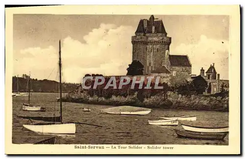 Cartes postales Saint Servan La Tour Solidor