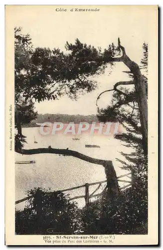 Ansichtskarte AK St Servan sur Mer Vue prise du Parc des Corbieres