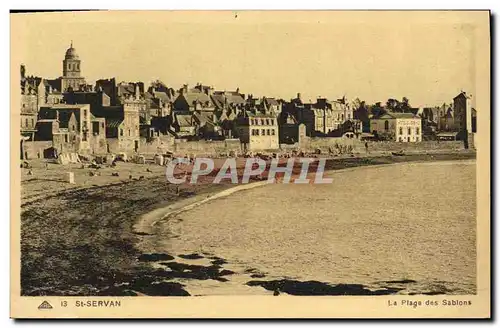 Cartes postales St Servan La Plage des Sablons