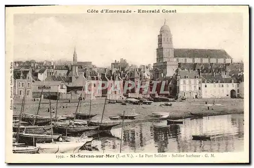 Cartes postales St Servan sur Mer Le Port Solidor Bateaux