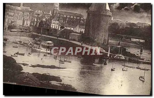 Cartes postales Saint Servan sur Mer Le Port au Clair de Lune